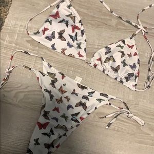 Butterfly bathing suit